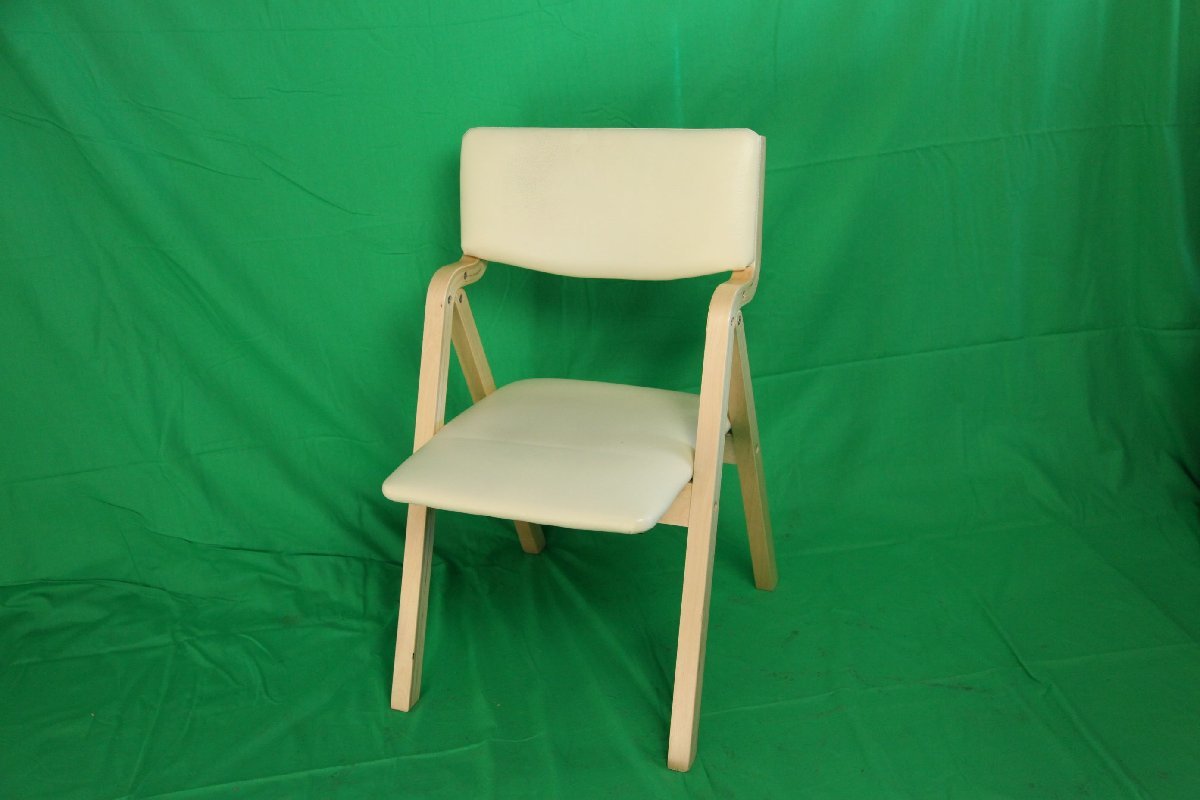 576★목제 접이식 의자, 세련된 식사 의자, 거실, 1 조각, 핸드메이드 아이템, 가구, 의자, 서랍장, 가슴