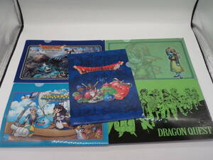 B0066 中古品 ドラゴンクエスト クリアファイル DRAGON QUEST 約5枚セット モンスターパレード ヒーローズ ドラクエXオンラインなど