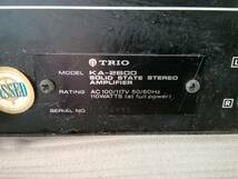MTM061◆TRIO トリオプリメインアンプ KA-2600 オーディオ機器 アンプ◆_画像6