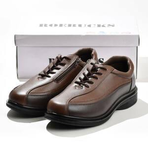  прогулочные туфли 25.5cm мужской обувь обувь темно-коричневый широкий 
