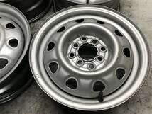 社外 スチールホイール 鉄ホイール 14インチ TOPY 14x5.5J ET40 マルチ PCD 100 4H / PCD 114.3 4H ハブ経68 中古 _画像4