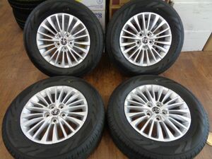 §トヨタ ４０系アルファード純正!新車外し! 17X6.5J+40 120-5H ダンロップ ウインターMAXX WM03 225/65R17(225/65-17) ヴェルファイア！!