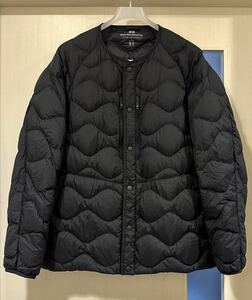 XL ユニクロ ホワイトマウンテニアリング ウルトラライトダウン黒UNIQLO White Mountaineering ブラック