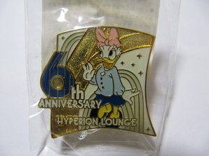  Disney Ambassador hotel Anniversary 6 anniversary daisy Duck pin badge pin z daisy AMBASSADOR HOTEL ANNIVERSARY 6th TDR