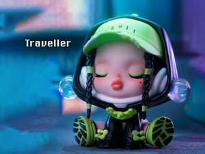 POP MART SKULLPANDA City of Night シリーズ Traveller POPMART ポップマート スカルパンダ フィギュア 内袋未開封