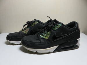 ★NIKE★ナイキ レディース スニーカー WMNS AIR MAX 90 PRM 443817-008 ブラツク エナメル 厚底 サイズ24㎝