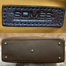 廃番希少レア美品somes saddleソメスサドル本革フルレザートートバッグ_画像3