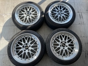 ■美品！BBS　激レア　日産フェアレディZ　Z33装着　ホイールタイヤ　チェイサ　マーク2 スープラ スカイライン等に　1台分　 8J/9J