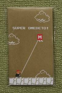 マイニンテンドーストア ポチ袋　8bit マリオ Nintendo Switch カードケース(8枚収納)　未開封