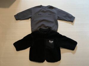 90 soph Kids boa jacket sweat set sale fleece fcrb pairmanon Korea child clothes 90cm size postage included 