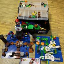 LEGO レゴ スーパーマリオ　収納ケース付　セット売り　動作確認済み　マリオの声や音で楽しめます_画像1