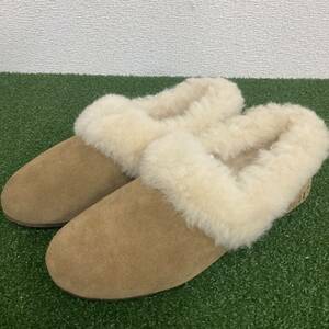 美品 UGG アグ ムートンブーツ スエード生地 22cm レディース 人気モデル ベージュ サンダル US5