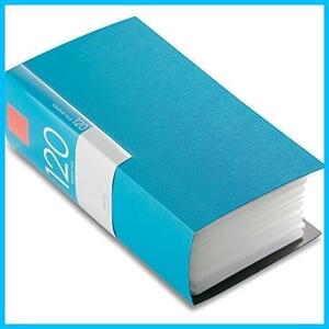 ブルー BUFFALO 120枚収納_単品_ブルー★ CD&DVDファイルケース ブックタイプ ★サイズ: 120枚収納 BSCD01F120BL ブルー