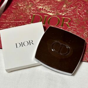 Christian Dior ディオール ノベルティ ミラー シルバー メタリック コンパクトミラー 新品未使用♪