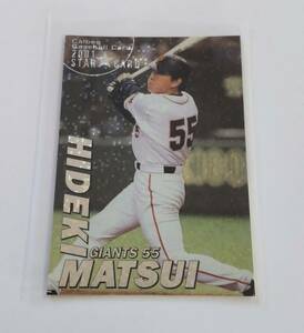 【 2001 Calbee カルビー プロ野球チップス 】 松井秀喜 Hideki Matsui #S-01 STAR CARD スターカード ※商品説明必読願います