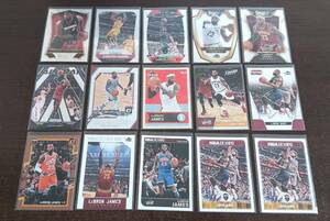 【 NBA Panini Basketball 】 LeBron James 15枚セット まとめ売り Prizm Select 等 Cavaliers Heat ※商品説明必読願います