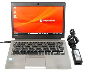 全国無料♪東芝 dynabook R63/H Ci5-8250U 1.6(3.4)G/SSD 256GB/8GB/13.3FHD 1920x1080/無線/Bt/カメラ/Office 2021/最新W11&リカバリ♪D03