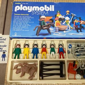 プレイモービル 090 Farmers Deluxe Set playmobil プレモ Schaper 未使用品