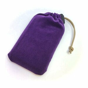 hkp-1 Haku gold Cairo standard for cotton 100% another . made pouch pouch purple / purple 