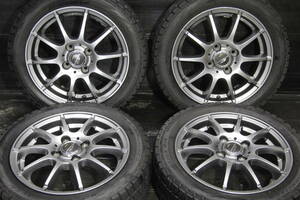 小H/条件付送料無料 バリ山 ピレリ 冬タイヤ 165/55R14×4.5J +43 4H PCD100 アルミ 4本セットルークスパレットライフアルトワークスコペン