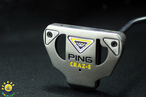 中古即決！ピン　PING　ｉＷｉ　ＳＥＲＩＥＳ　ＣＲＡＺ－Ｅ/33インチ　クレイジー　狙いのつけやすフェースバランスモデル