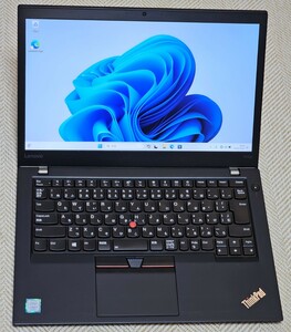 Lenovo ThinkPad T470s　Core/i5/7500U/8GB/256GB/SSD/SATA/IPS/FHD/14インチ/Win11 Pro