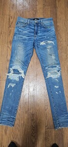 正規品 AMIRI 30 デニム ジーンズ ストレッチ ダメージ デニムパンツ アミリ