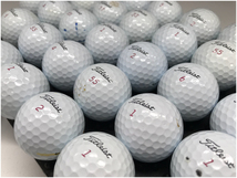 送料無料 タイトリスト Titleist PROV1x 2021年モデル ホワイト B級 ロストボール 中古 ゴルフボール 15球セット_画像5