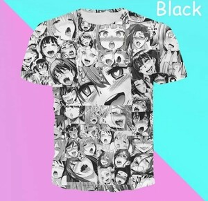 ☆Lサイズ☆アへ顔 Tシャツ