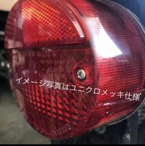 クロームメッキ KH250 KH400 Z2 Z1 テールランプレンズ ネジ ナイロンワッシャー付き 1台分 2本セット クロームメッキ　250SS 350SS s1 s2_画像4