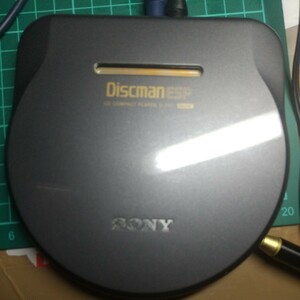 ソニー D777 ディスクマンESP ポータブルCDプレーヤー 1bitDAC 本体のみ 再生しますが ジャンク