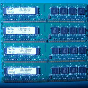 RamBo 512X64Y-80F 4枚セット PC2-6400U/DDR2-800　