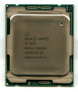 Intel　Xeon　W-2235　SRGVA　 中古 　　　　　1512