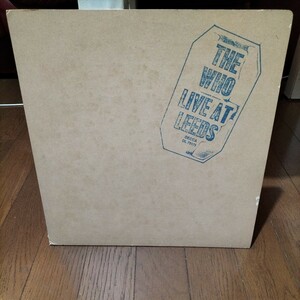 ロック名盤　The Who Live at the Leeds　米国輸入中古盤レコード　ライブ名盤