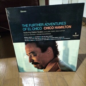 ジャズ輸入盤中古レコード　チコハミルトン　The further adventure of El Chico インパルスレーベル　Chico Hamilton　ガボール・ザボ