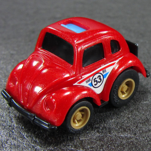 日本製 チョロＱ A-8 VW-TYPE1 MISS HARBEE 赤メタ 絶版