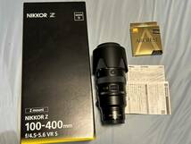 美品 Nikkor Z 100-400 f4.5-5.6 VR S_画像1