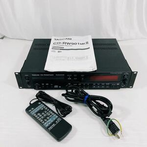 業務用TASCAM CD-RW901 MK Ⅱ /CD REWRITABLE RECORDER タスカム　業務用CDレコーダー　プレーヤー　要修理　トレー難あり　希少　部品取り