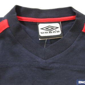 未使用 umbro アンブロ イングランド代表 Tシャツ 半袖 コットン（B40）の画像3