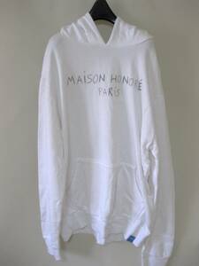 MAISON HONORE メゾンオノレ パーカー 白 XL 長袖 トップス（B40）