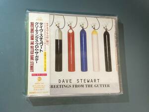 【未開封CD】デイヴ・スチュワート DAVE STEWART ★ グリーティングス・フロム・ザ・ガター　AMCE-743