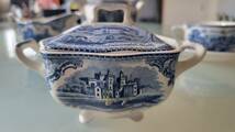 ビンテージ Johnson btothers Old Britian Castle イングランド ティーカップセット ミルクカップ ティーポット Teapot set teacup England_画像9