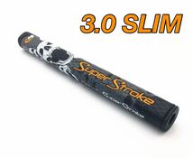 スーパーストローク パターグリップ スカル柄 ブラック/オレンジ SLIM3.0 ゴルフ A8_画像1
