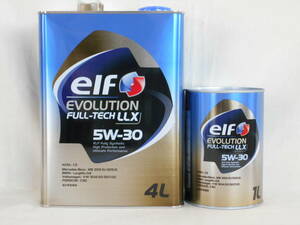 elf エルフ EVO FULL-TECH LLX 5W30　５Ｌセット