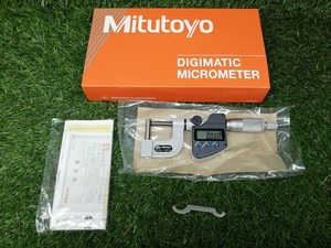 中古 Mitutoyo ミツトヨ 0～25mm デジマチック 棒球面 マイクロメータ BMB4-25MXW 【2】