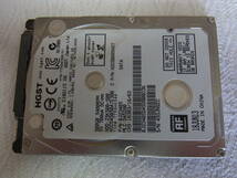 HGST　500GB 2.5インチ　HDD HCC545050A7E380 AVコマンド対応 使用時間：26853_画像2