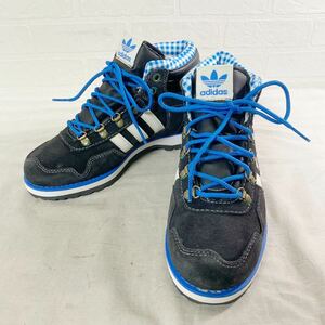 3742☆ adidas アディダス アディダスオリジナルス ハイカットスニーカー カジュアル レディース23.5 ブラック