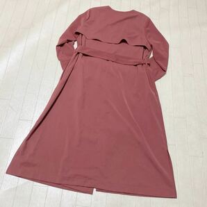 3745☆ UNITED ARROWS GREEN LABEL RELAXING トップス アウター ロングコート レディース 38 レッドの画像2