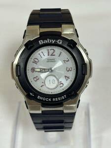 CASIO カシオ Baby-G ベビージー BGA-1100 腕時計 アナデジ カレンダー タフソーラー 電波時計 ラバーバンド ステンレスス 動作確認済み