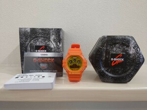 送料無料　G-SHOCK　DW-5900TS-4DR　オレンジ　CASIO　ジーショック　カシオ　腕時計　USED　ウォッチ　箱付き　ケース付き